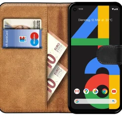 Google Pixel 4A - Klapphülle mit Kartenfächern