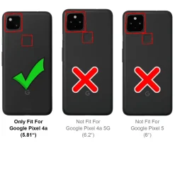 Google Pixel 4A - Klapphülle mit Kartenfächern