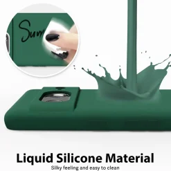 Google Pixel 8a - Silikon Case mit Mikrofaser-Innenseite
