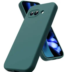Google Pixel 9a - Silikon Case mit Mikrofaser-Innenseite