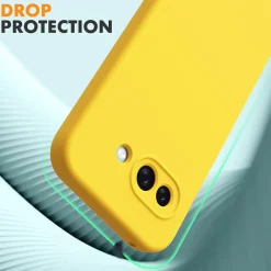 Google Pixel 9a - Silikon Case mit Mikrofaser-Innenseite