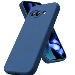 Google Pixel 9a - Silikon Case mit Mikrofaser-Innenseite
