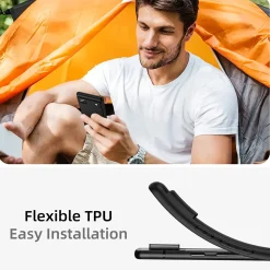 Google Pixel 6a - Slim Silikon Backcover Schwarz