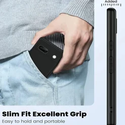 Google Pixel 8a - Slim Silikon Backcover Schwarz
