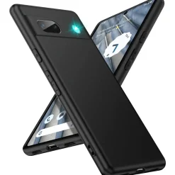 Google Pixel 8a - Slim Silikon Backcover Schwarz