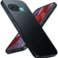 Google Pixel 9a - Slim Silikon Backcover Schwarz