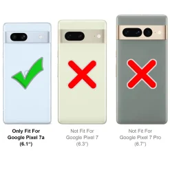 Google Pixel 7a - 2x 9H Panzer Glasfolie, Displayfolie