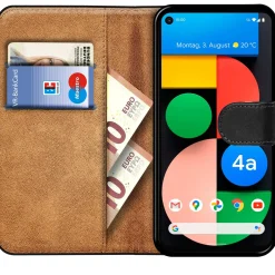 Google Pixel 4A 5G - Klapphülle mit Kartenfächern