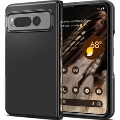 Google Pixel Fold - Slim Silikon Backcover Schwarz