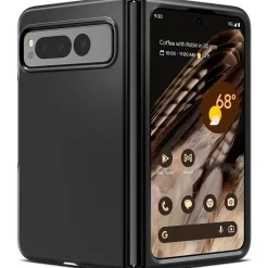 Google Pixel Fold - Slim Silikon Backcover Schwarz