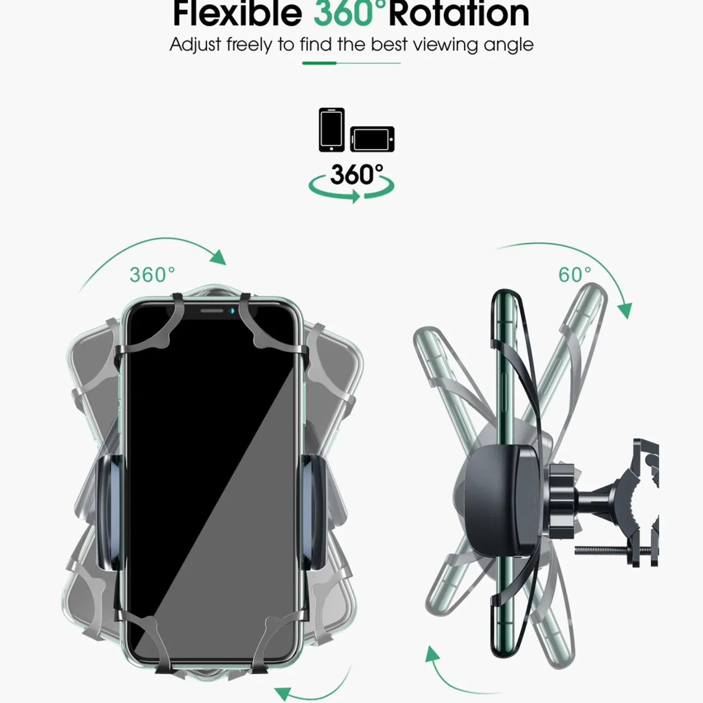 Halterung Fahrrad Lenker Gummi Holder