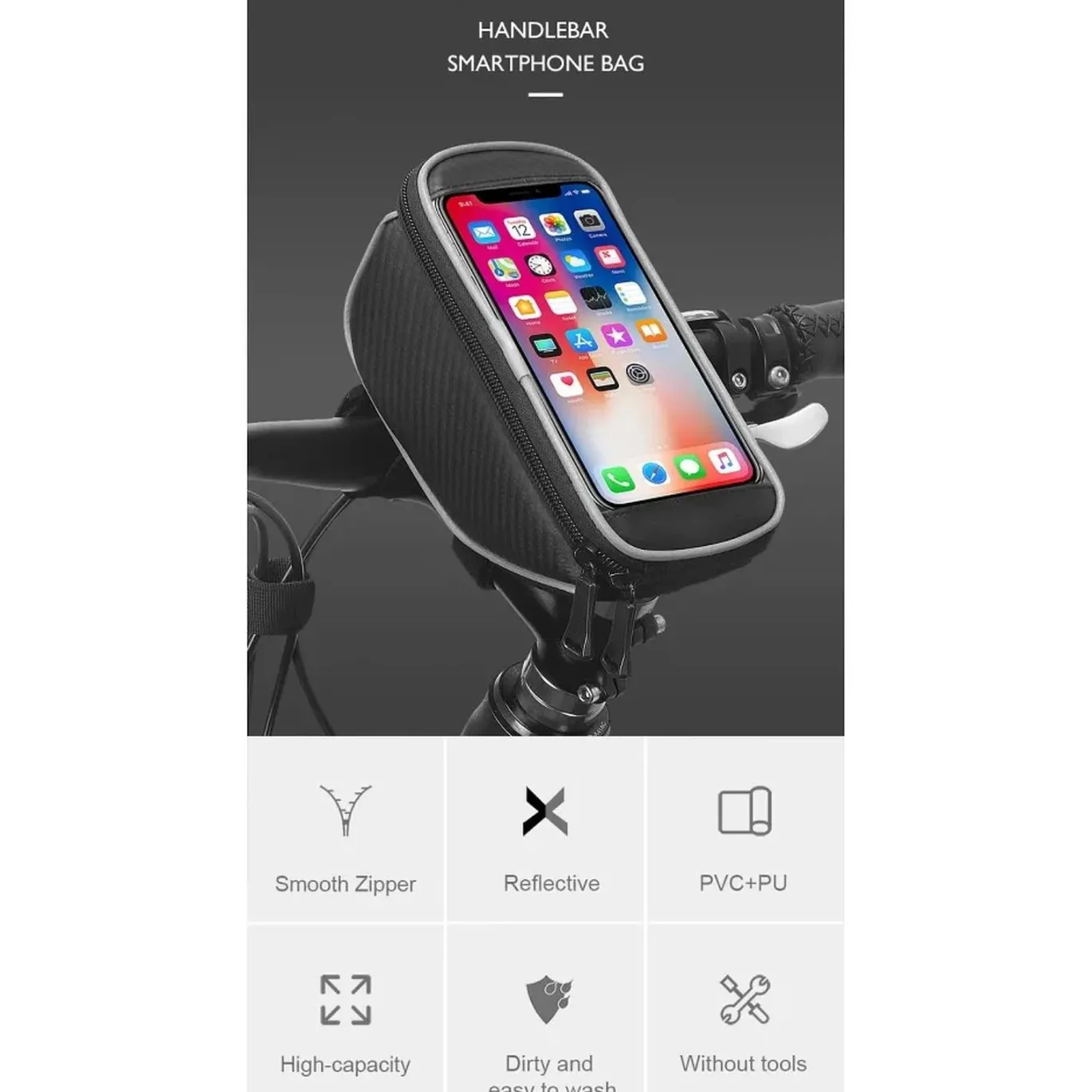 Halterung Sahoo Stange Bike - 1.5 Liter