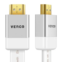 HDMI Flach Kabel - HD-Flat-100B - 3M - Weiss