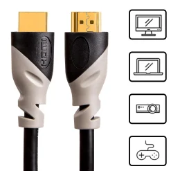 HDMI Kabel Schwarz - Länge 1m