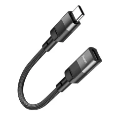 Hoco U107 USB-C auf Lightning Adapter- Schwarz
