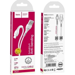 Hoco USB Kabel - X37 Lightning 1M - Weiss