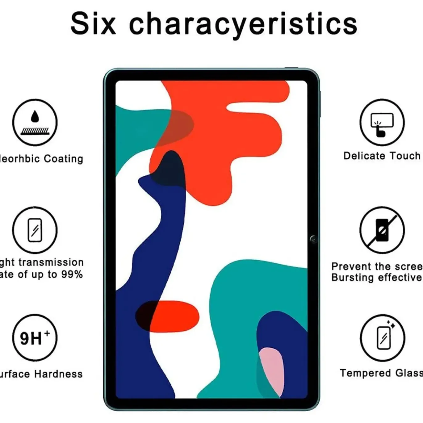 Huawei MatePad 10.4 - Panzerglas gehärtet für Display