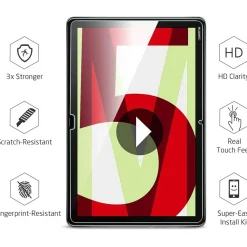 Huawei Mediapad M5 Lite - Panzerglas gehärtet für Display