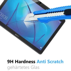 Huawei Mediapad T3 10 - Panzerglas gehärtet für Display
