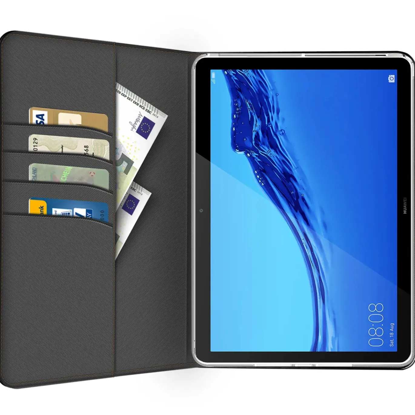 Huawei MediaPad T5 10.1 - Tablet Klapphülle im Jeanslook