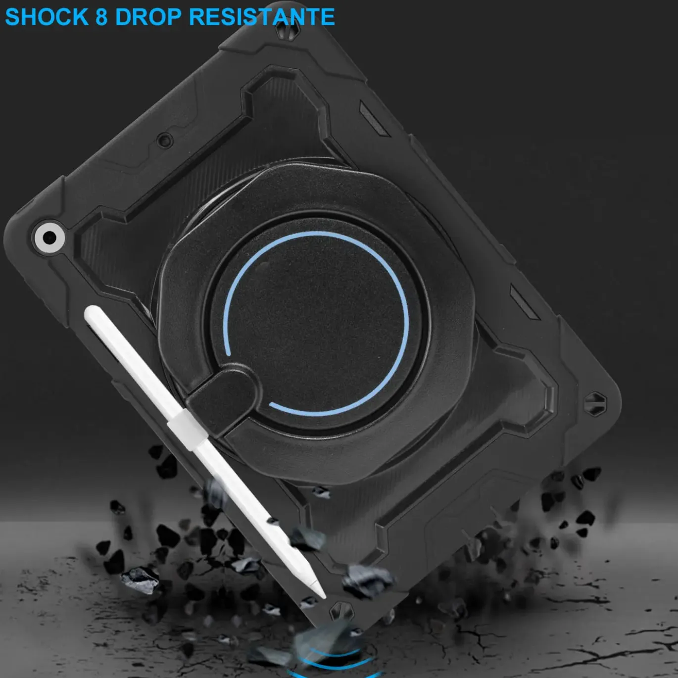 iPad (7.–9. Gen.) - Armor Case mit Ständer & Schultergurt
