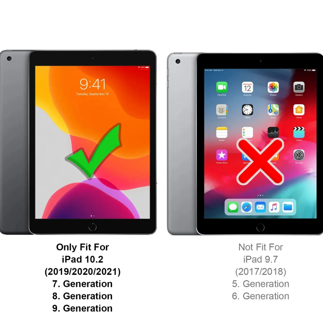iPad (7.–9. Gen.) - Outdoor Tablet Hülle mit Ständer