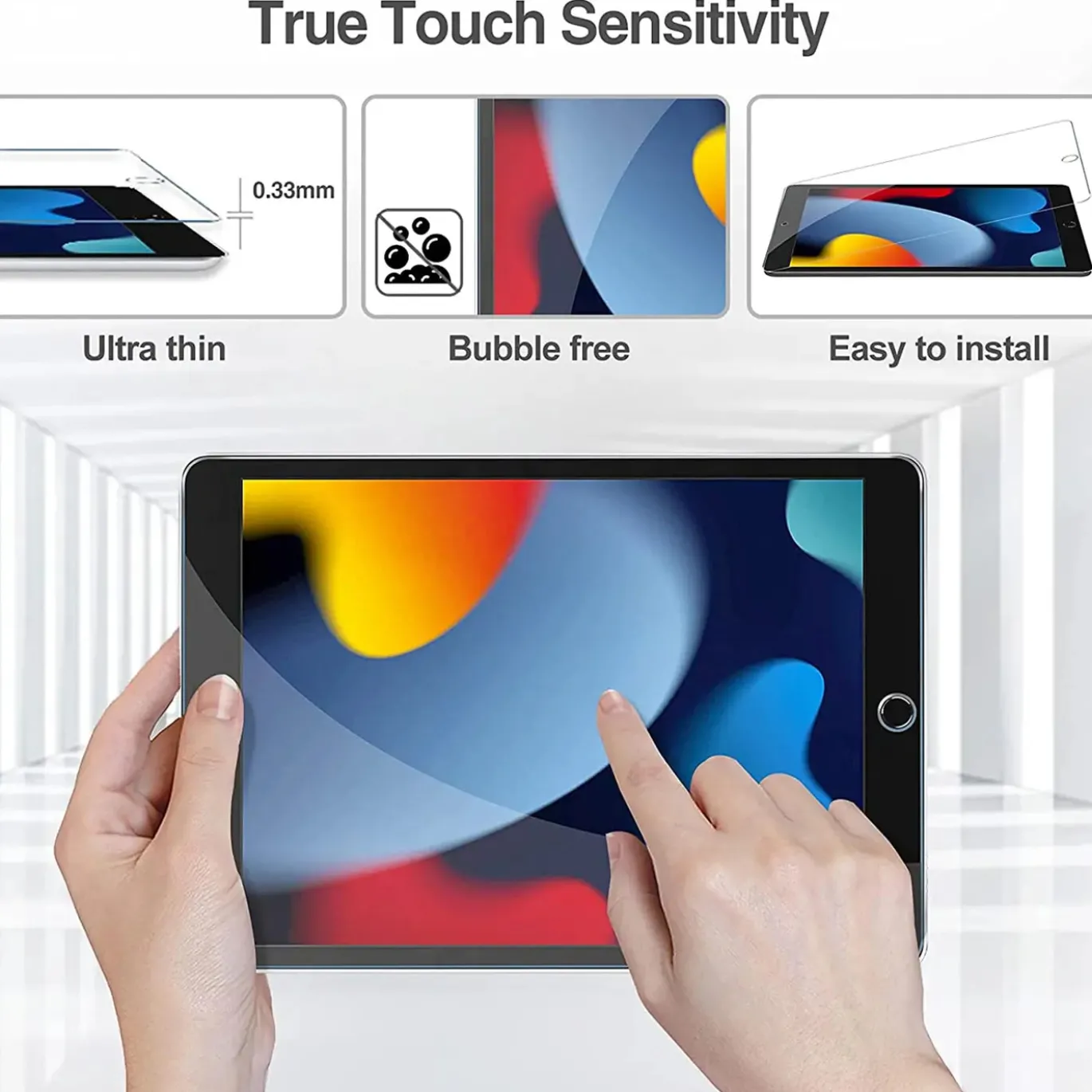 iPad (7.–9. Gen.) - Panzerglas gehärtet für Display