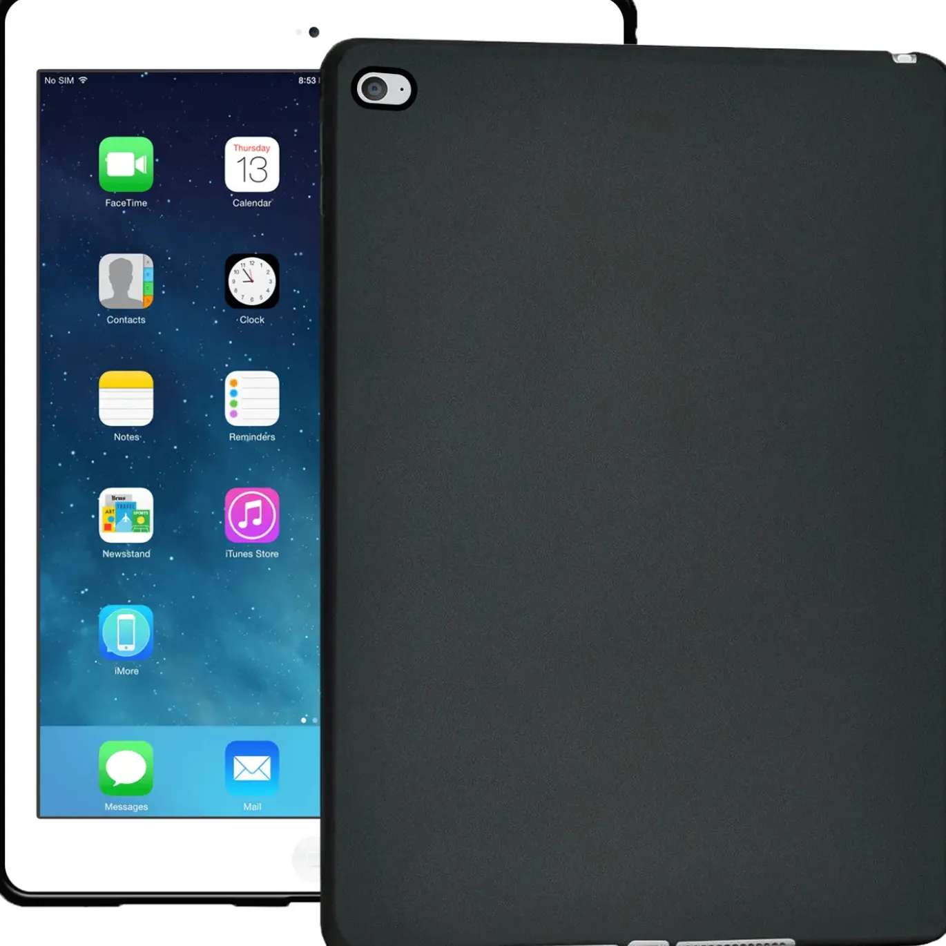 iPad Air 2 - Tablet TPU Hülle Schwarz