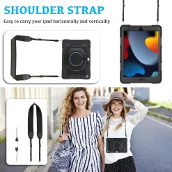 iPad Air (3.–5. Gen.) - Armor Case mit Ständer & Schultergurt