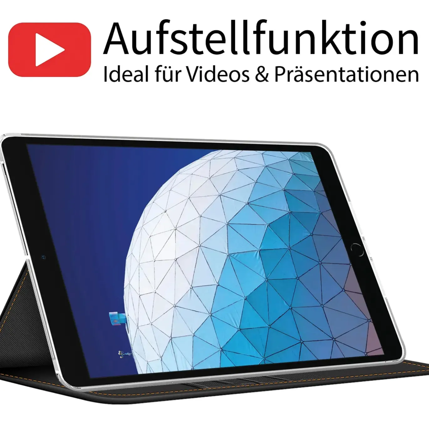 iPad Air (3. Gen.) - Tablet Klapphülle im Jeanslook