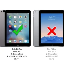 iPad Air (1. Gen.) - Tablet TPU Hülle Schwarz