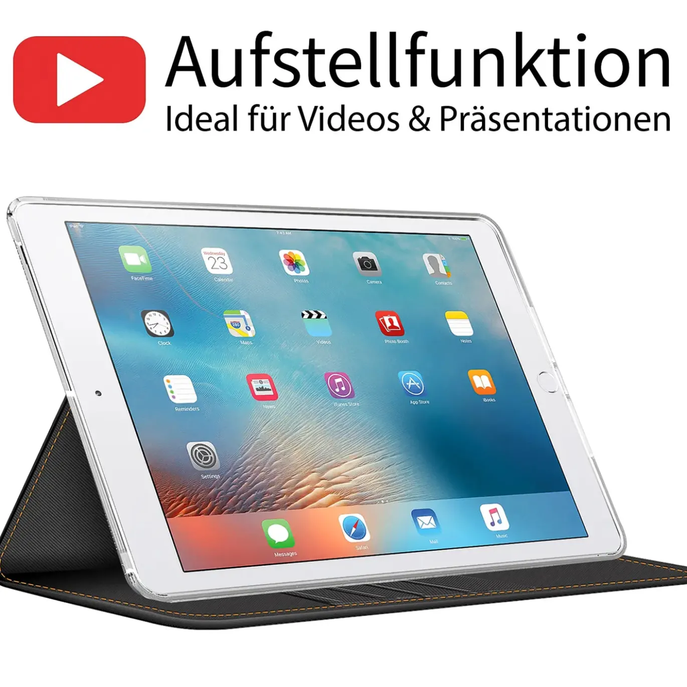 iPad mini 4 - Tablet Klapphülle im Jeanslook