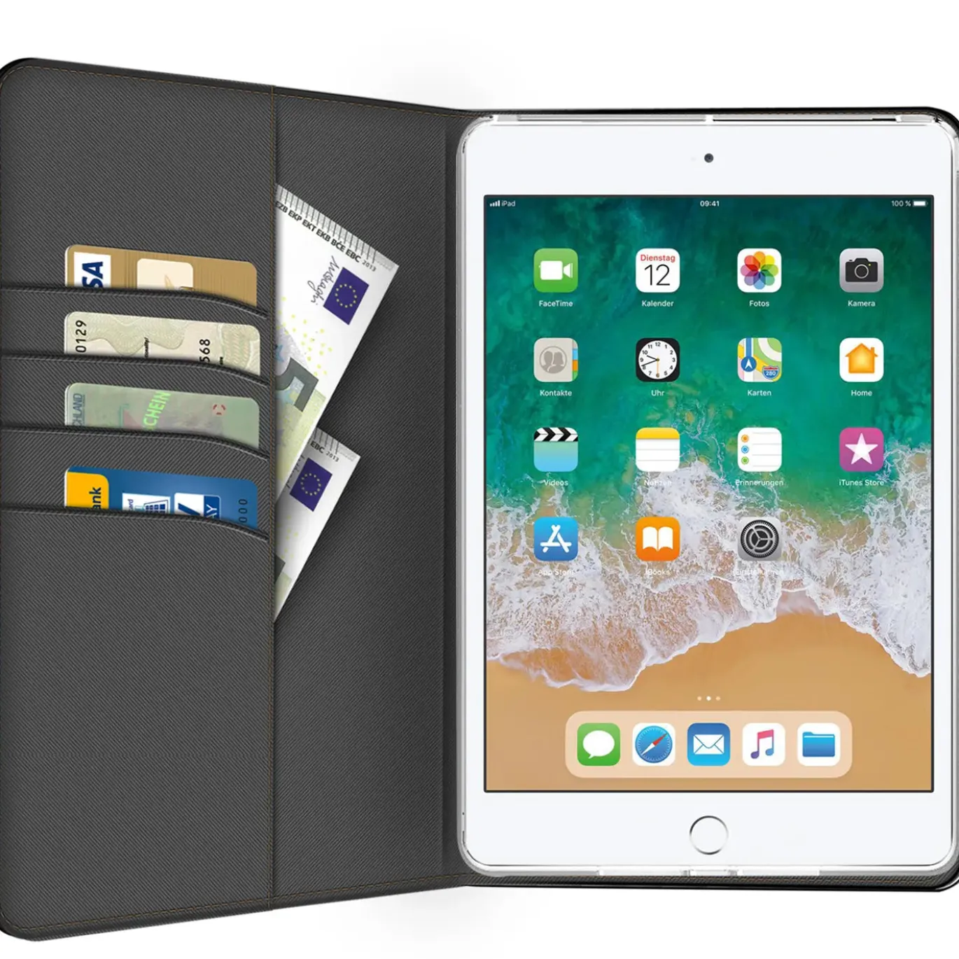iPad mini 4 - Tablet Klapphülle im Jeanslook