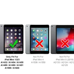 iPad mini (1.–3. Gen.) - Tablet Hülle klar & stoßfest