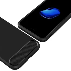 iPhone 7 / 8 / SE 2 / SE 3 - Carbon Case Hülle, stoßfest