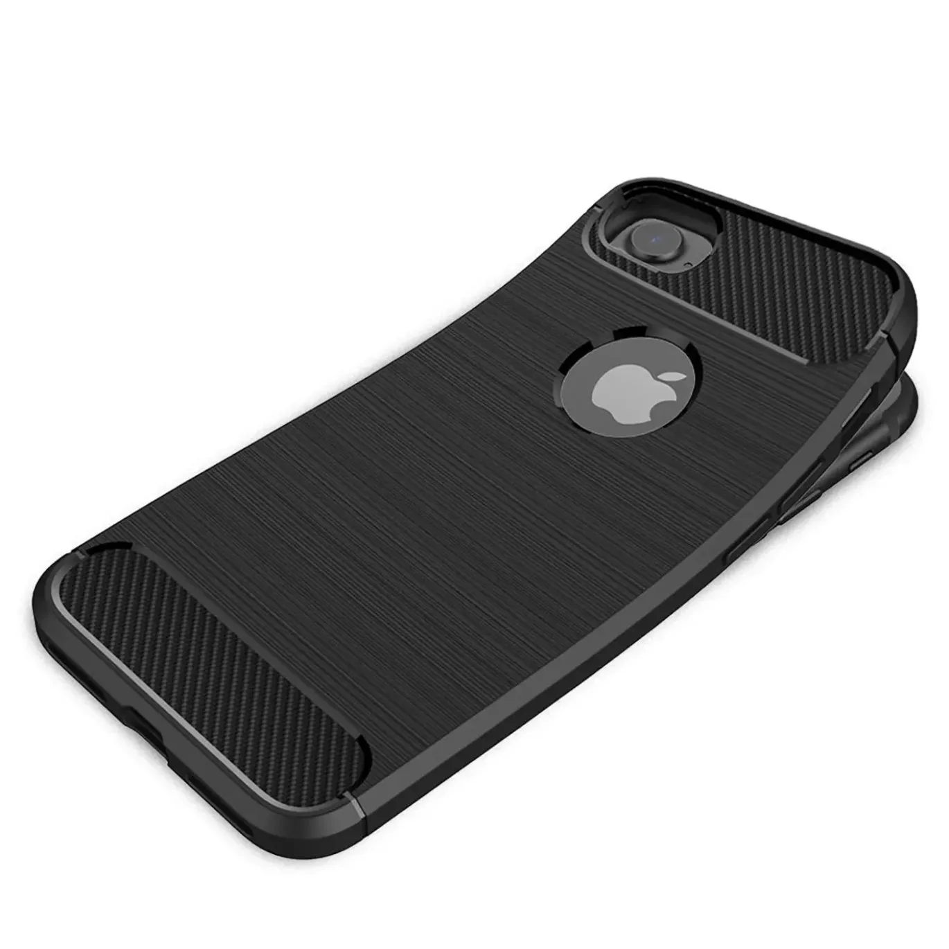 iPhone 7 / 8 / SE 2 / SE 3 - Carbon Case Hülle, stoßfest