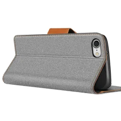 iPhone 7 / 8 / SE 2 / SE 3 - Jeanslook Klapphülle mit Kartenfach