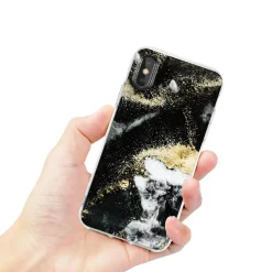 iPhone 7 / 8 / SE 2 / SE 3 - Marmor & Sand Design Hülle