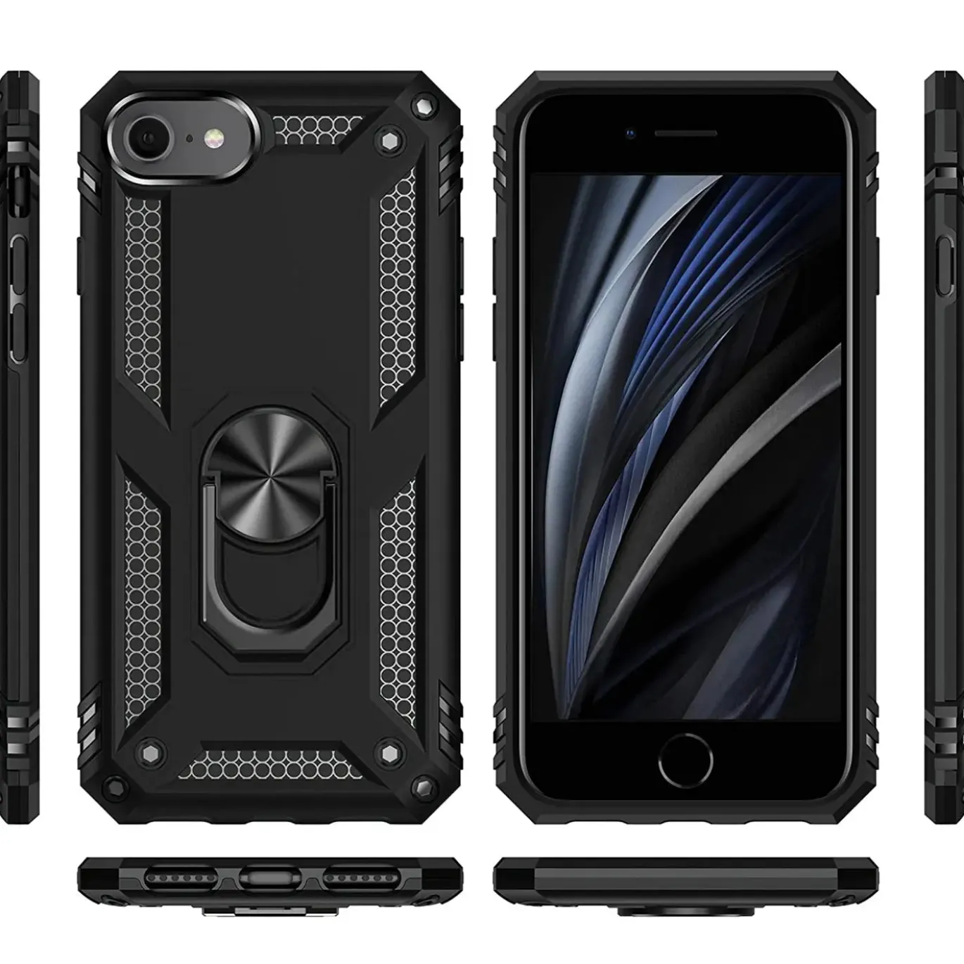 iPhone 7 / 8 / SE 2 / SE 3 - Outdoor Hardcase mit Ringhalter