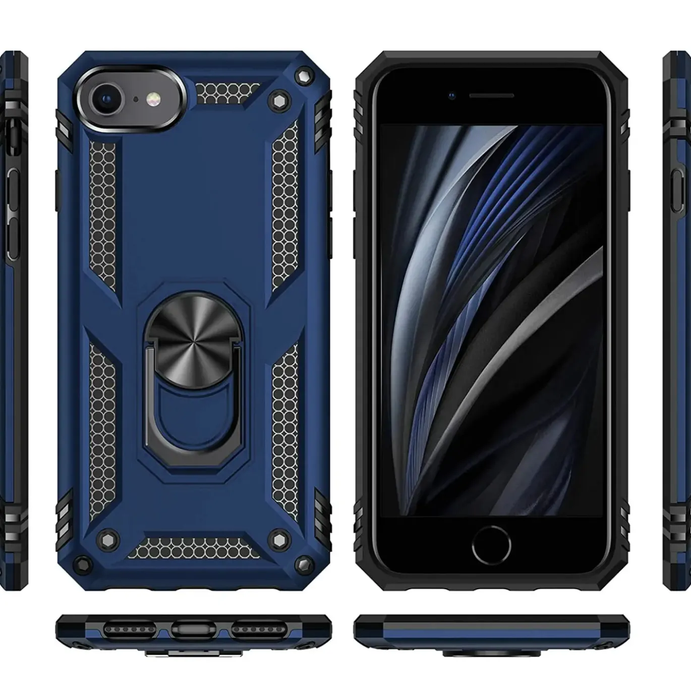 iPhone 7 / 8 / SE 2 / SE 3 - Outdoor Hardcase mit Ringhalter