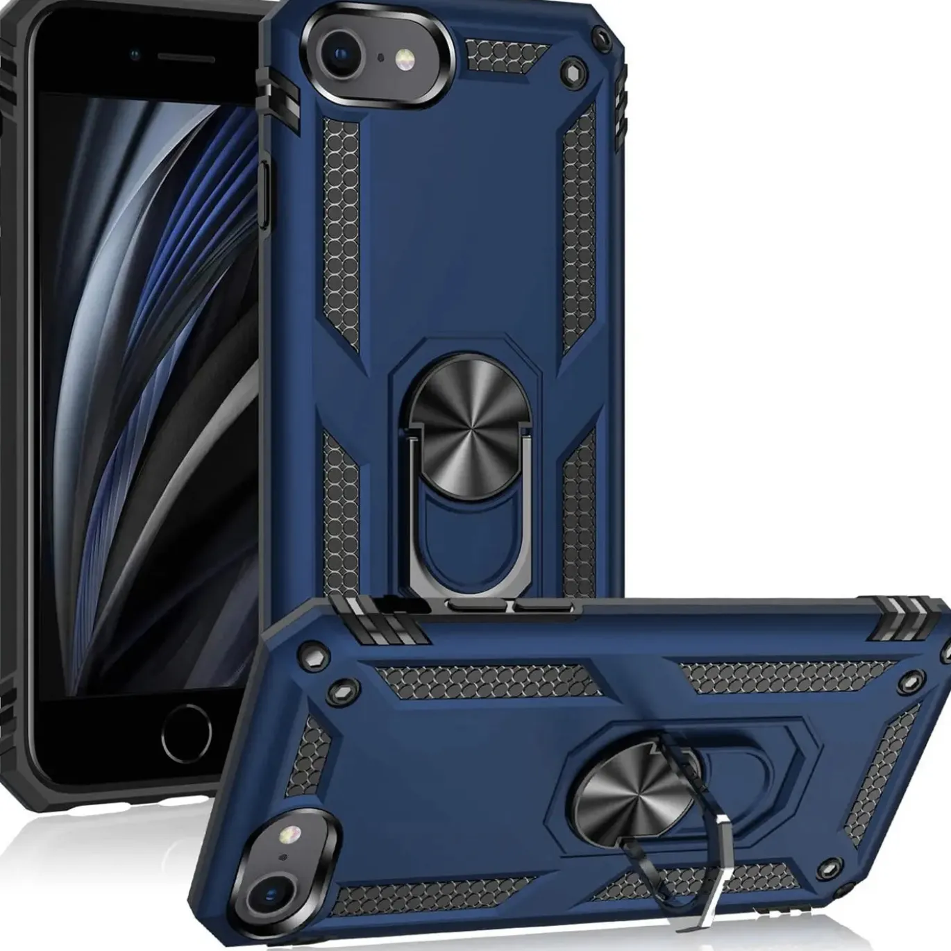 iPhone 7 / 8 / SE 2 / SE 3 - Outdoor Hardcase mit Ringhalter