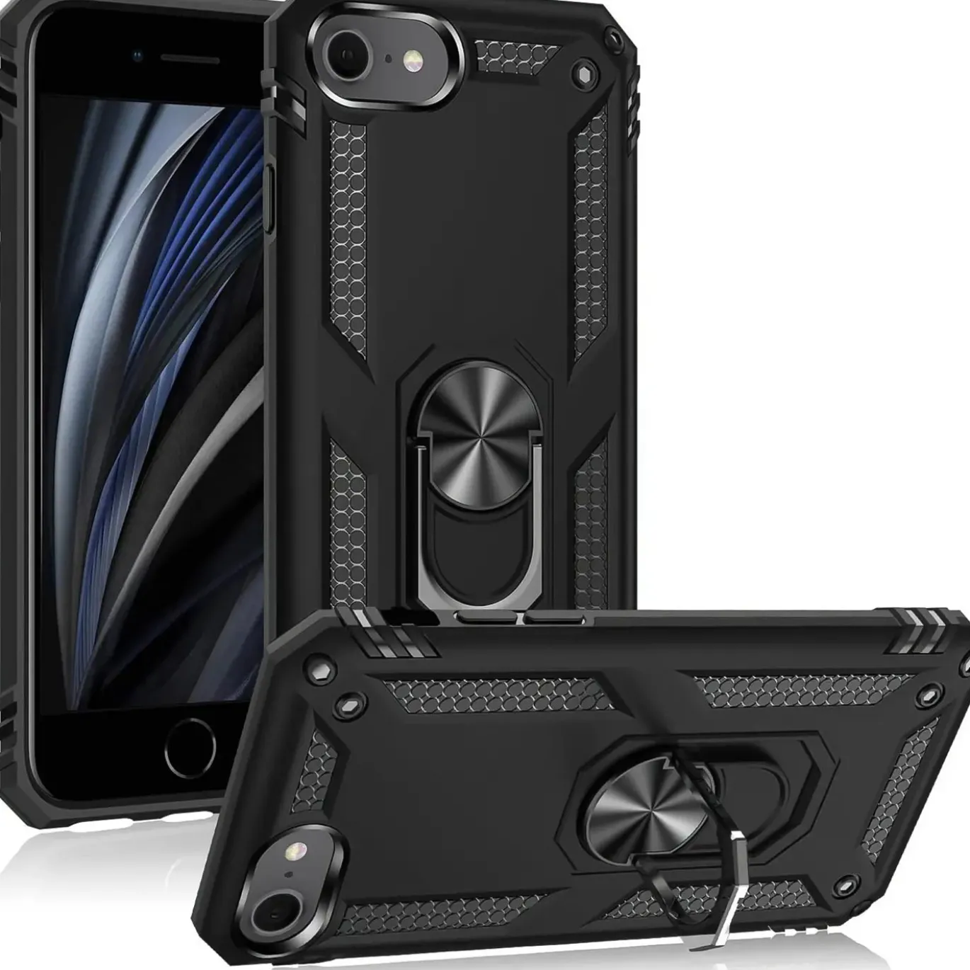 iPhone 7 / 8 / SE 2 / SE 3 - Outdoor Hardcase mit Ringhalter