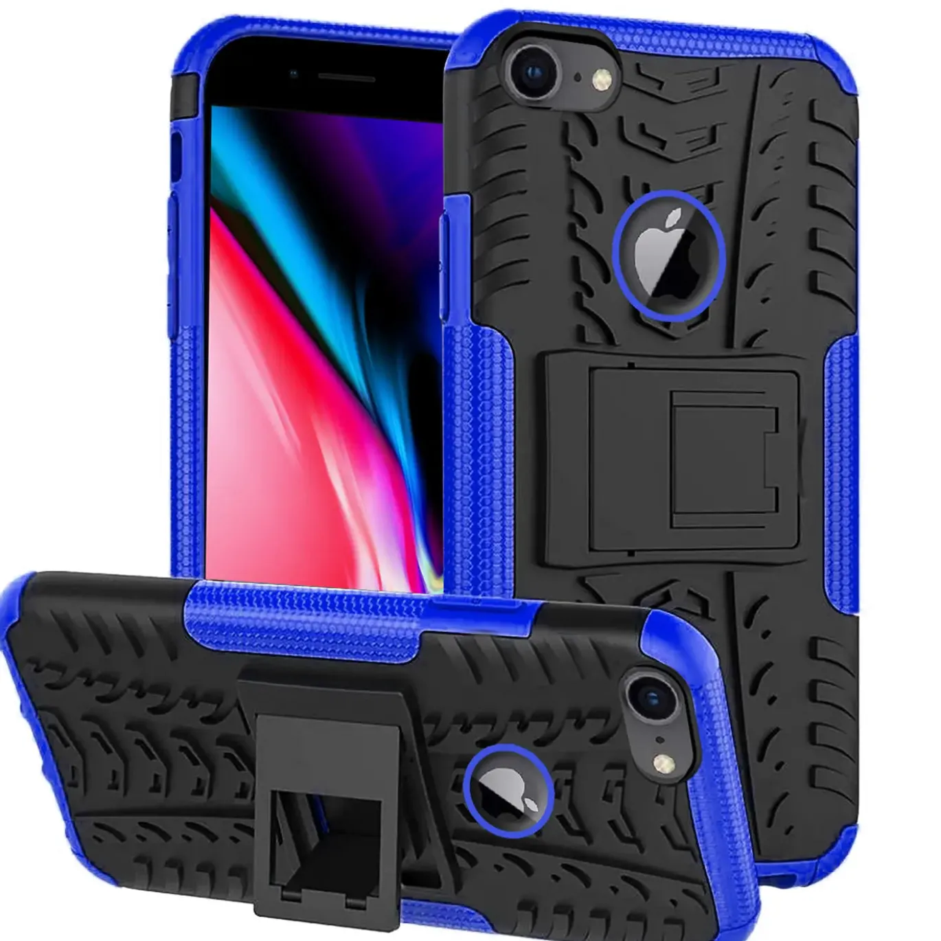 iPhone 7 / 8 / SE 2 / SE 3 - Outdoor Hülle 2-teiliges Schutzcase