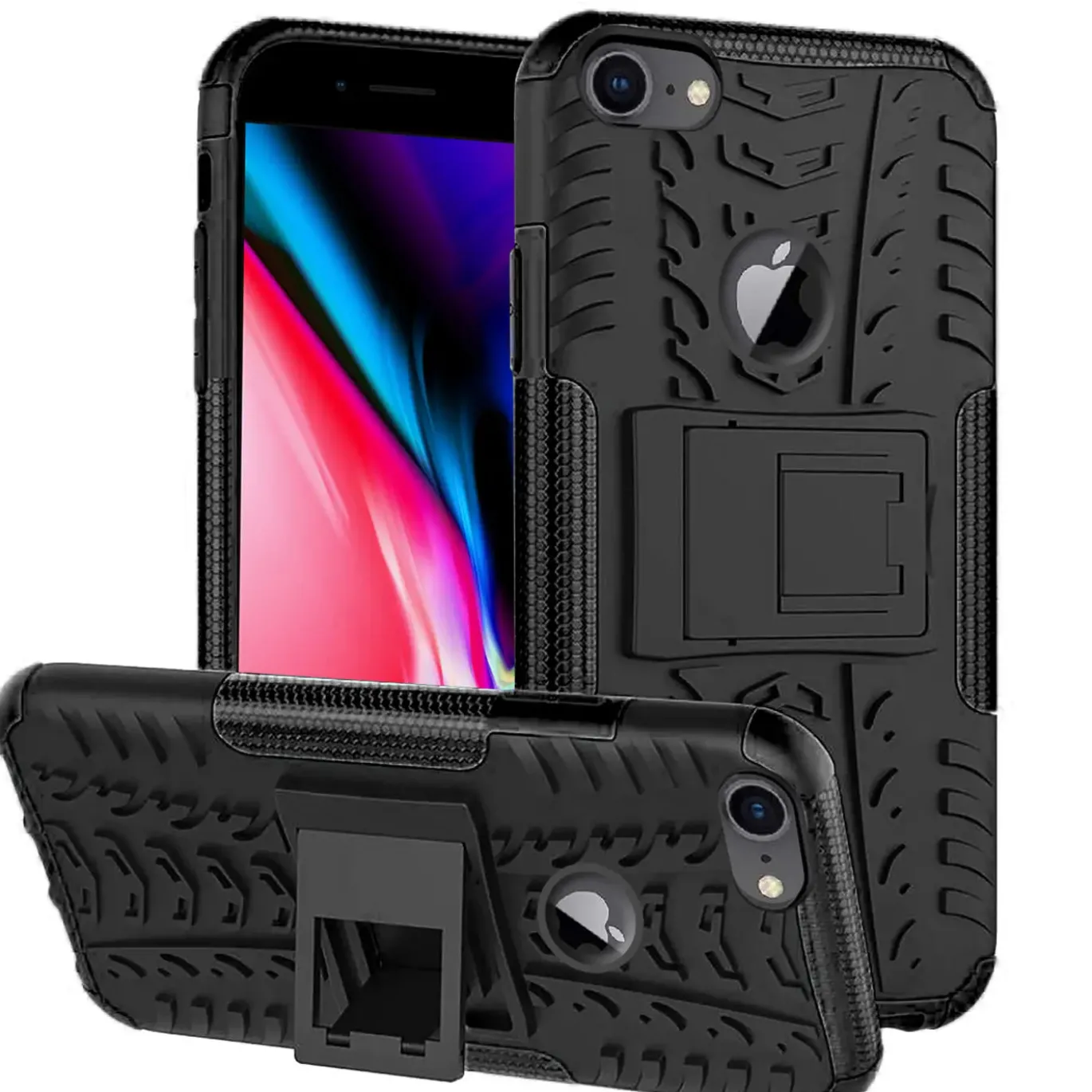 iPhone 7 / 8 / SE 2 / SE 3 - Outdoor Hülle 2-teiliges Schutzcase