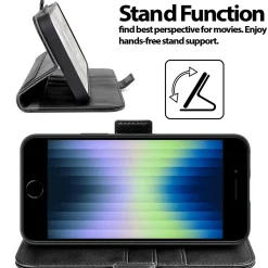 iPhone 7 / 8 / SE 2 / SE 3 - Robuste Klapphülle mit RFID Block
