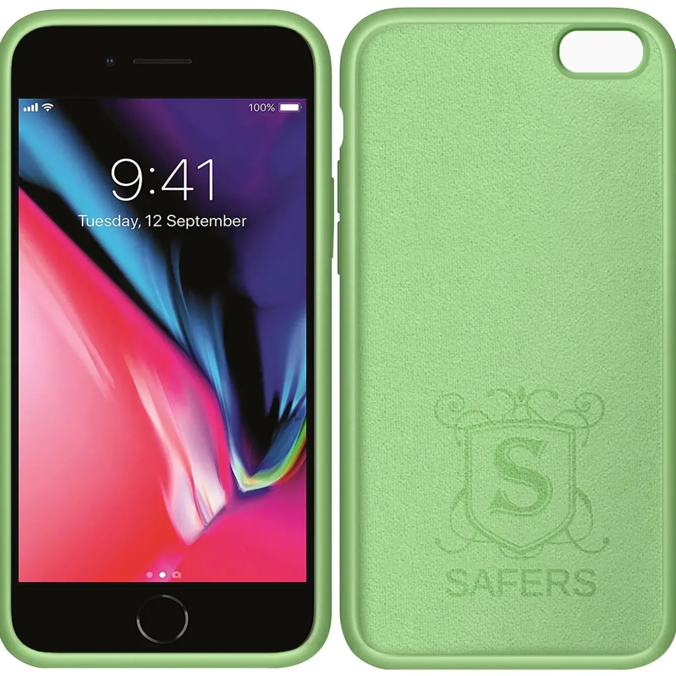 iPhone 7 / 8 / SE 2 / SE 3 - Silikon Case mit Mikrofaser-Innenseite