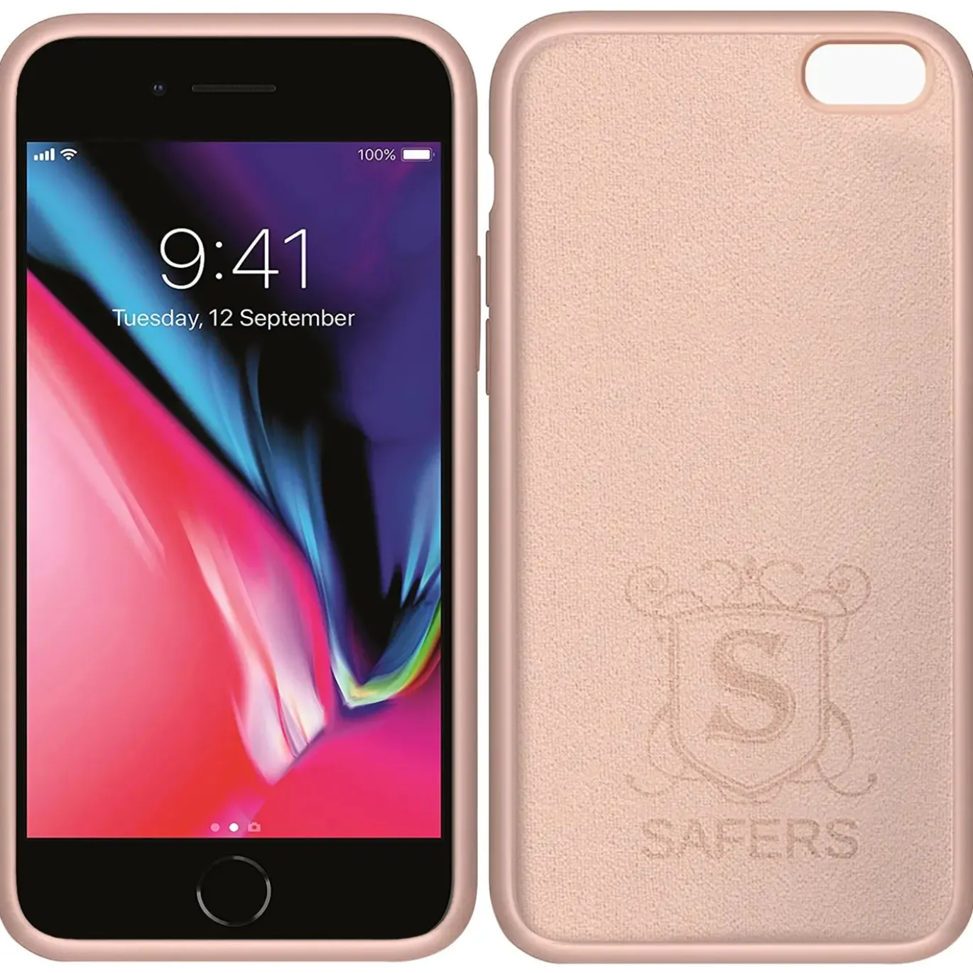 iPhone 7 / 8 / SE 2 / SE 3 - Silikon Case mit Mikrofaser-Innenseite