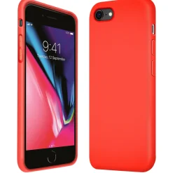 iPhone 7 / 8 / SE 2 / SE 3 - Silikon Case mit Mikrofaser-Innenseite
