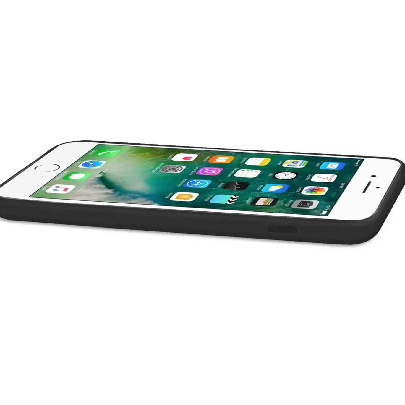 iPhone 7 / 8 / SE 2 / SE 3 - Silikon Case mit Mikrofaser-Innenseite