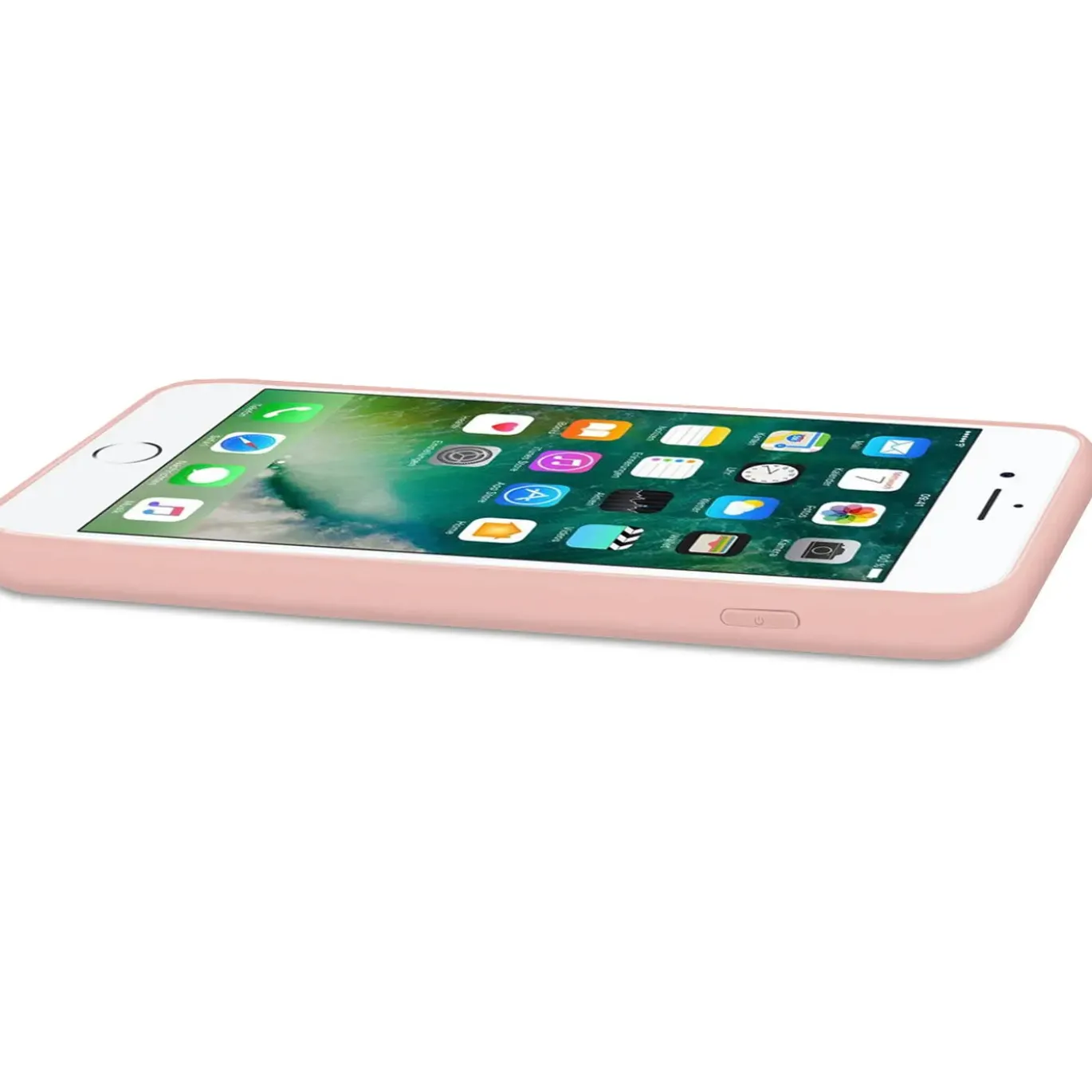 iPhone 7 / 8 / SE 2 / SE 3 - Silikon Case mit Mikrofaser-Innenseite